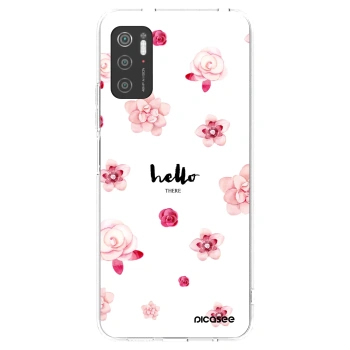 Picasee silikonový průhledný obal pro Xiaomi Poco M3 Pro 5G - Hello there