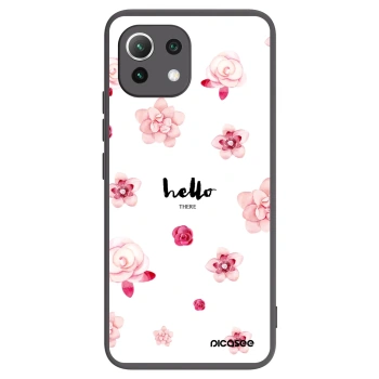 Picasee silikonový černý obal pro Xiaomi 11 Lite 5G NE - Hello there