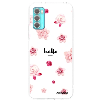 Picasee silikonový průhledný obal pro Motorola Moto G60 - Hello there