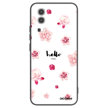 Picasee silikonový černý obal pro Vivo Y72 5G - Hello there