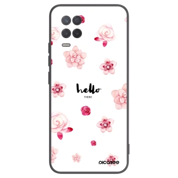 Picasee silikonový černý obal pro Realme 8 5G - Hello there