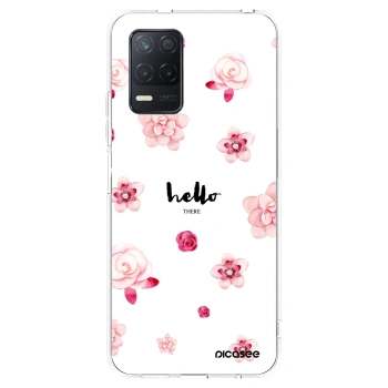 Picasee silikonový průhledný obal pro Realme 8 5G - Hello there