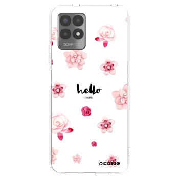 Picasee silikonový průhledný obal pro Realme 8i - Hello there
