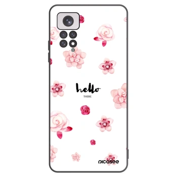 Picasee silikonový černý obal pro Xiaomi Redmi Note 11 - Hello there