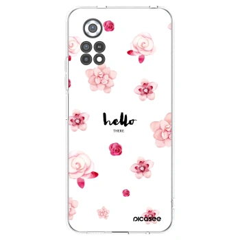 Picasee silikonový průhledný obal pro Xiaomi Poco X4 Pro 5G - Hello there