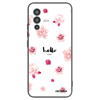 Picasee silikonový černý obal pro Vivo V23 5G - Hello there