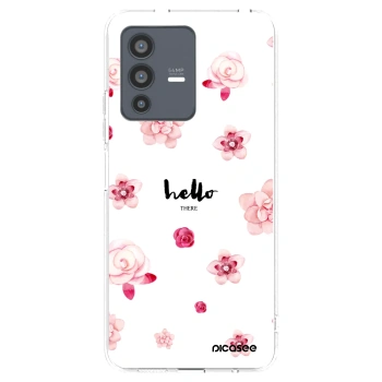 Picasee silikonový průhledný obal pro Vivo V23 5G - Hello there