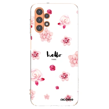 Picasee silikonový průhledný obal pro Samsung Galaxy A13 4G A135 - Hello there