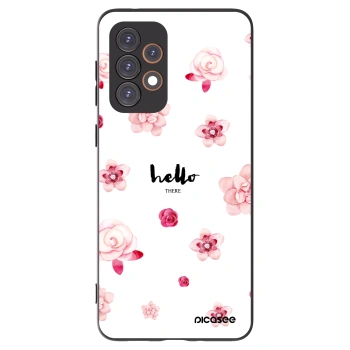 Picasee silikonový černý obal pro Samsung Galaxy A33 5G A336 - Hello there
