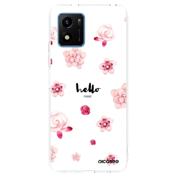 Picasee silikonový průhledný obal pro Vivo Y01 - Hello there