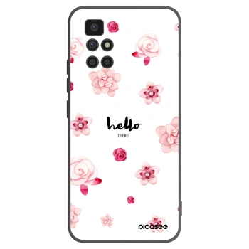 Picasee silikonový černý obal pro Xiaomi Redmi 10 (2022) - Hello there