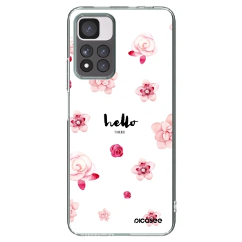 Picasee silikonový průhledný obal pro Xiaomi Redmi Note 11 Pro+ 5G - Hello there