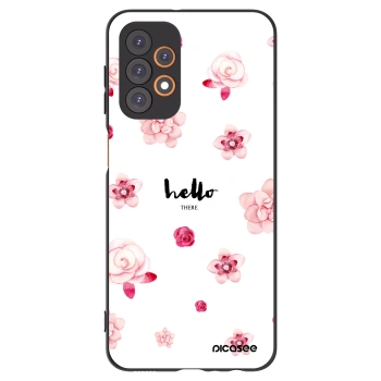 Picasee silikonový černý obal pro Samsung Galaxy A23 A236B 5G - Hello there