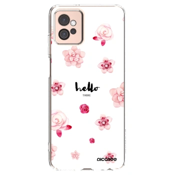 Picasee silikonový průhledný obal pro Motorola Moto G32 - Hello there