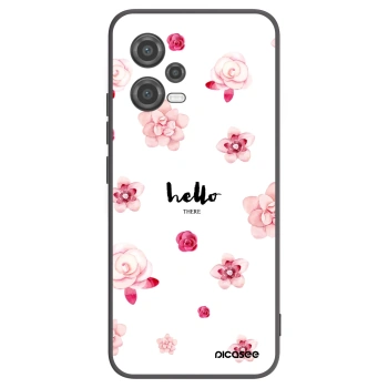 Picasee silikonový černý obal pro Xiaomi Poco X5 - Hello there