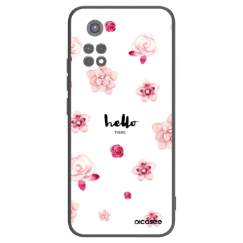 Picasee silikonový černý obal pro Xiaomi Redmi Note 11S 5G - Hello there