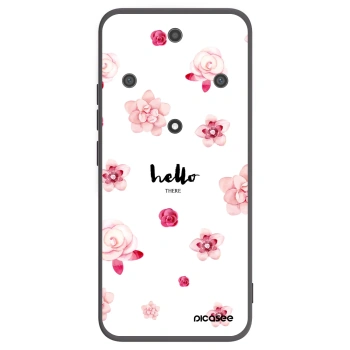 Picasee silikonový černý obal pro Honor Magic5 Lite 5G - Hello there