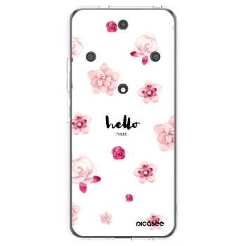Picasee silikonový průhledný obal pro Honor Magic5 Lite 5G - Hello there