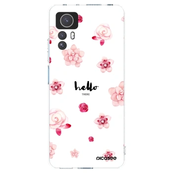 Picasee silikonový průhledný obal pro Xiaomi Redmi Note 12S - Hello there