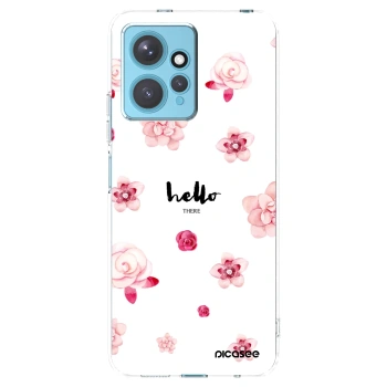 Picasee silikonový průhledný obal pro Xiaomi Redmi Note 12 4G - Hello there