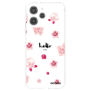Picasee silikonový průhledný obal pro Xiaomi Redmi 12 4G - Hello there