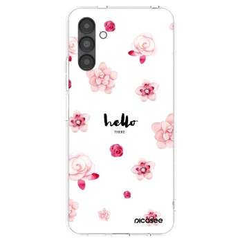 Picasee silikonový průhledný obal pro Samsung Galaxy A04s A047F - Hello there