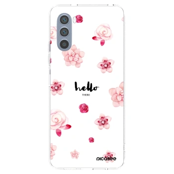 Picasee silikonový průhledný obal pro Motorola Moto G62 - Hello there