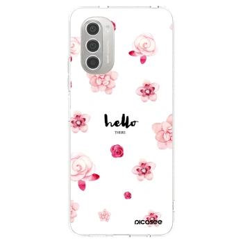 Picasee silikonový průhledný obal pro Motorola Moto G51 - Hello there