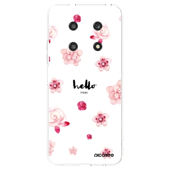 Picasee silikonový průhledný obal pro Honor Magic4 Lite 5G - Hello there