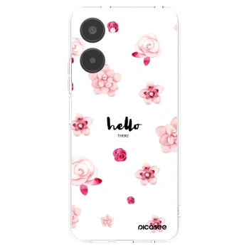 Picasee silikonový průhledný obal pro Realme 10 4G - Hello there