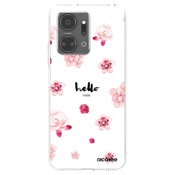 Picasee silikonový průhledný obal pro Honor X7a - Hello there