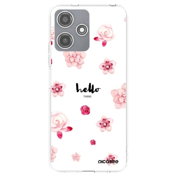 Picasee silikonový průhledný obal pro Xiaomi Redmi 12 5G - Hello there