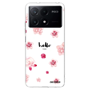 Picasee silikonový průhledný obal pro Xiaomi Poco X6 Pro - Hello there