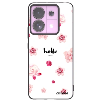 Picasee silikonový černý obal pro Xiaomi Redmi Note 13 Pro 5G - Hello there