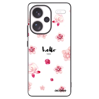 Picasee silikonový černý obal pro Xiaomi Redmi Note 13 Pro+ 5G - Hello there