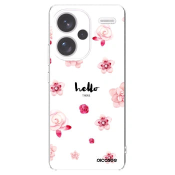 Picasee silikonový průhledný obal pro Xiaomi Redmi Note 13 Pro+ 5G - Hello there