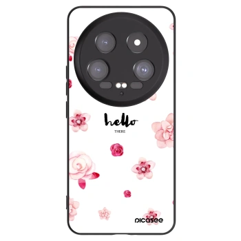 Picasee silikonový černý obal pro Xiaomi 14 Ultra - Hello there