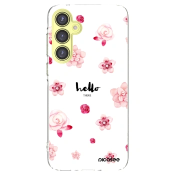 Picasee silikonový průhledný obal pro Samsung Galaxy A35 5G A356B - Hello there