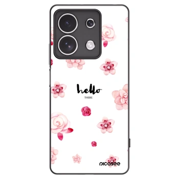 Picasee silikonový černý obal pro Xiaomi Redmi Note 13 4G - Hello there