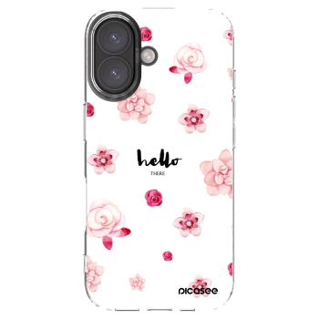 Picasee silikonový průhledný obal pro Apple iPhone 16 - Hello there