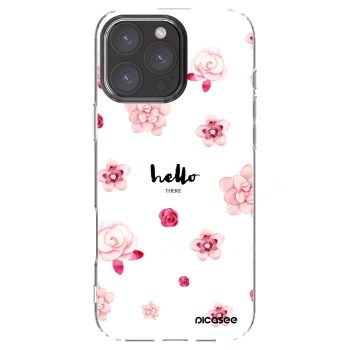 Picasee silikonový průhledný obal pro Apple iPhone 16 Pro Max - Hello there