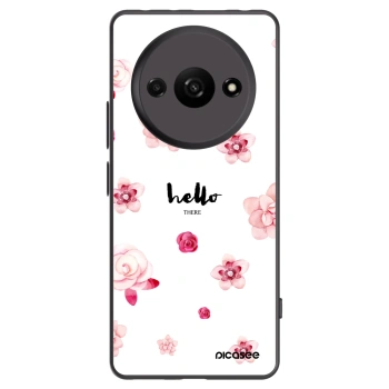 Picasee silikonový černý obal pro Xiaomi Redmi A3 - Hello there