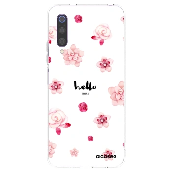 Picasee silikonový průhledný obal pro Xiaomi Mi 9 - Hello there