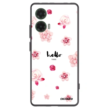 Picasee silikonový černý obal pro Motorola Moto G35 5G - Hello there