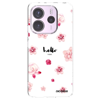 Picasee silikonový průhledný obal pro Xiaomi Redmi Note 14 4G - Hello there