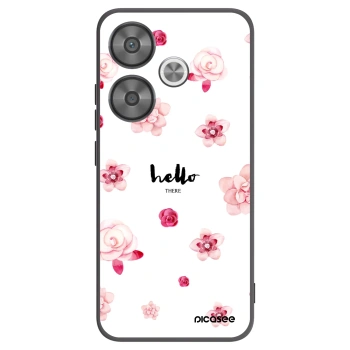 Picasee silikonový černý obal pro Xiaomi Poco F6 - Hello there