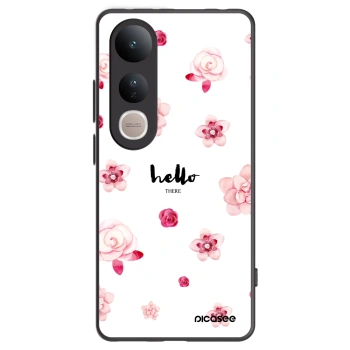 Picasee silikonový černý obal pro Vivo V50 Lite 5G - Hello there