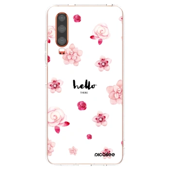 Picasee silikonový průhledný obal pro Huawei P30 - Hello there