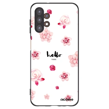 Picasee silikonový černý obal pro Samsung Galaxy A13 5G - Hello there