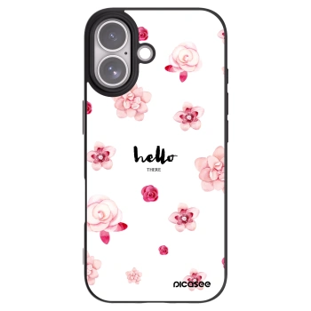 Picasee silikonový černý obal pro Apple iPhone 17 - Hello there